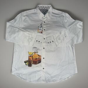 $258 Robert Graham MULFORD Drink Series Decanter XL Classic Fit NWT X-Large